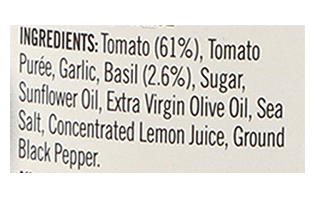 Loyd Grossman Tomato & Basil Pasta Sauce   Glass Jar  350 grams